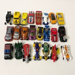 Lot of 23 Die-Cast Hot Wheels Toy Cars Diecast